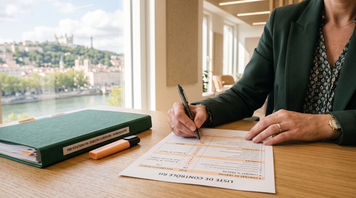 Liste de contrôle préparant l’audit RH d’une PME lyonnaise