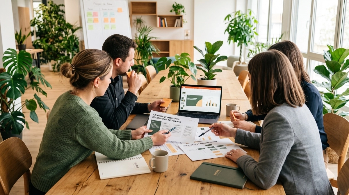 Équipe engagée illustrant les collaborateurs comme première source de réussite