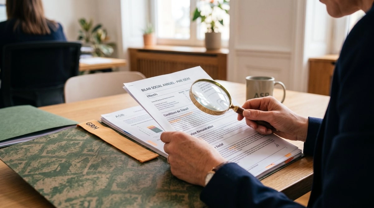 Analyse de documents sociaux au cours d’un audit RH en PME